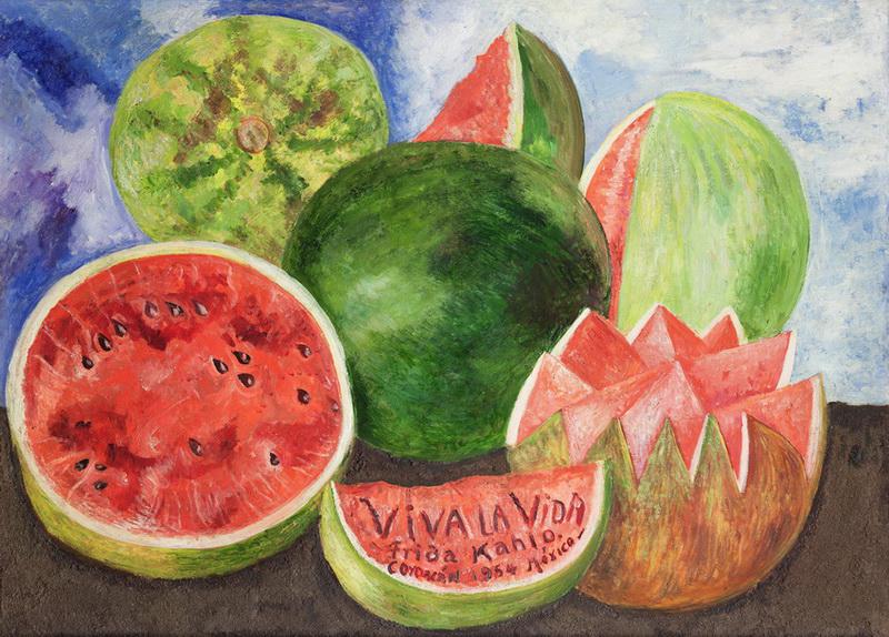 《viva la vida》frida kahlo(1954)