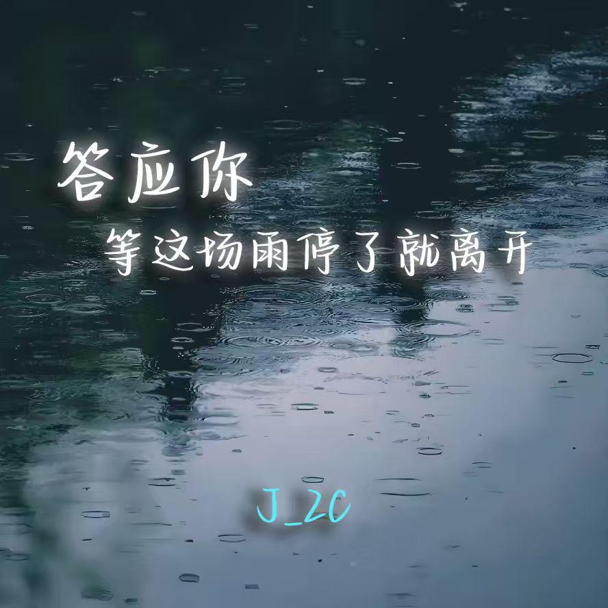 答应你，等这场雨停了就离开