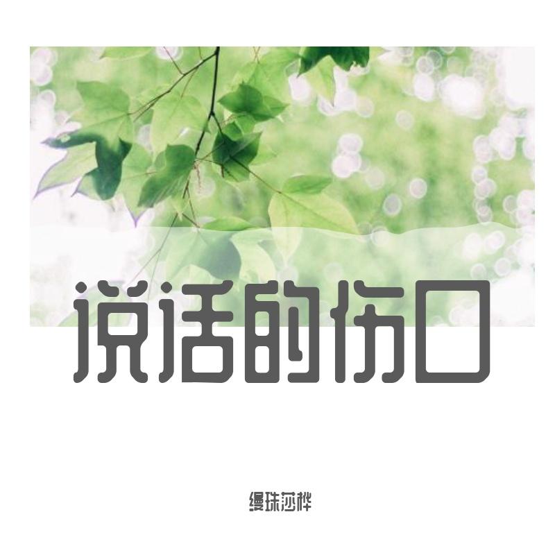 会说话的伤口封面