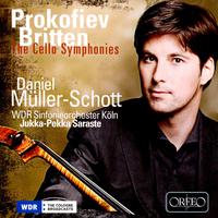 PROKOFIEV, S.: Symphony-Concerto / BRITTEN, B.: Symphony for Cello and Orchestra (Müller-Schott, West German Radio Symphony, Saraste)