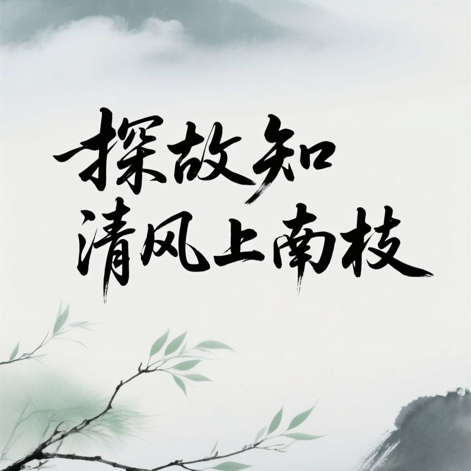 探故知 清风上南枝封面