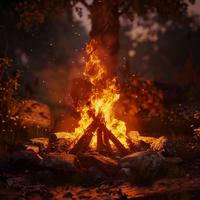 Soothing Fire Ambience for Pet Relaxation