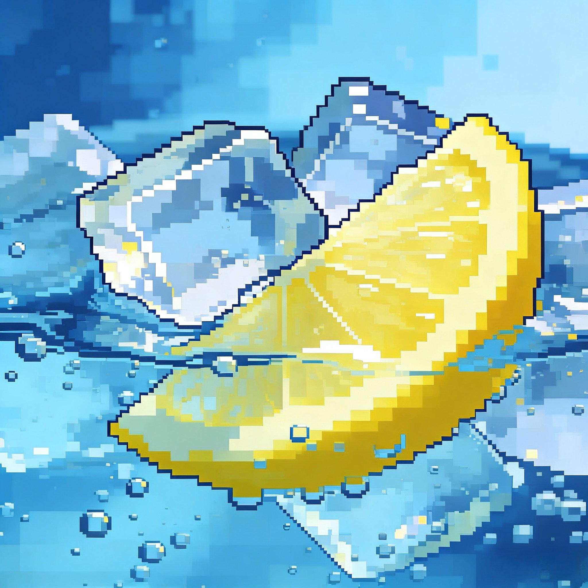 夏日柠檬气泡封面