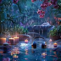 Binaural Rain: Therapeutic Massage Harmony