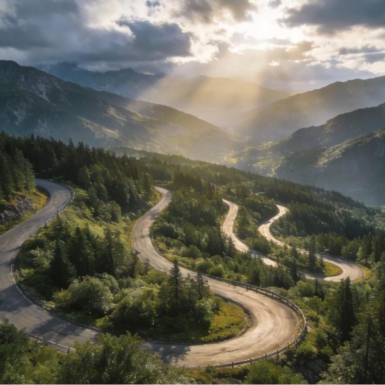 山路十八弯（朝鲜语版）封面