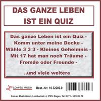 Das ganze Leben ist ein Quiz