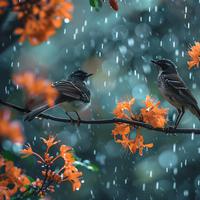 Tranquil Rain for Sleep: Binaural Nature and Birds