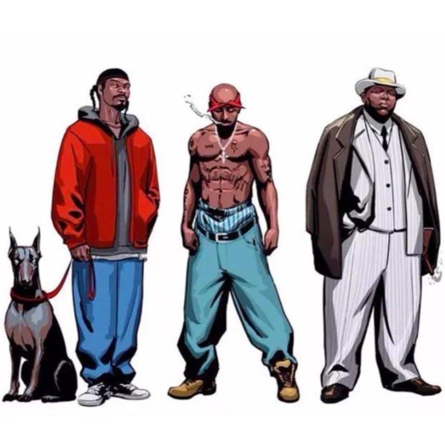 图派克2pac/biggie/snoop Dogg