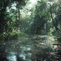 Soothing Rain for Mindful Meditation: Natural Calm