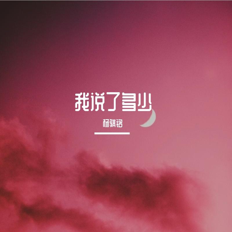 我说了多少封面