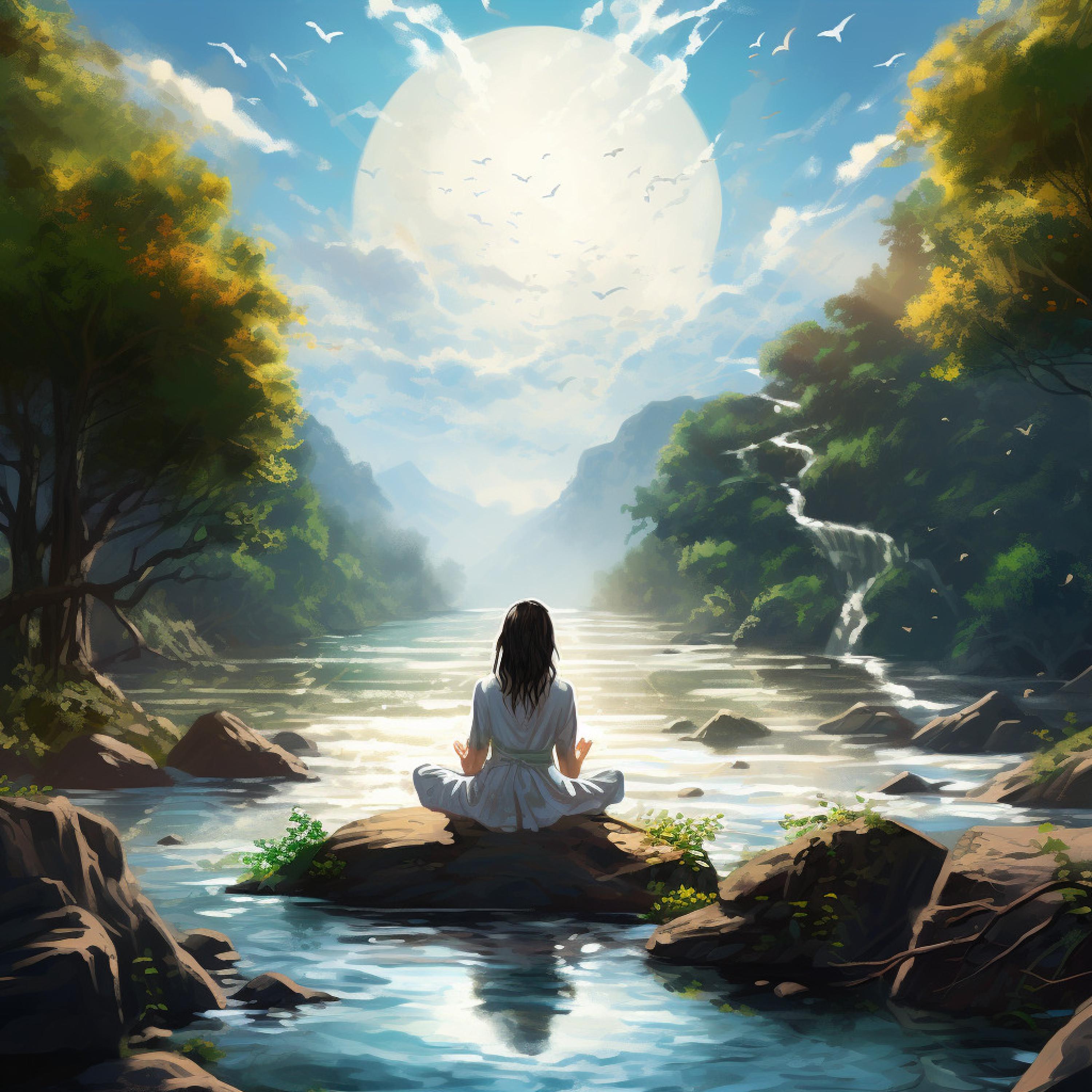 Riverside Tranquility: Meditative Waves_Water Effects Center_Riverside Resonance: Therapeutic Soundscape for Meditation | 在线播放_Riverside Tranquility: Meditative Waves歌词_Riverside Tranquility: Meditative Waves下载 | 网易云音乐