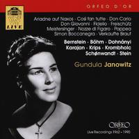 Opera Arias (Soprano): Janowitz, Gundula - MONTEVERDI, C. / BEETHOVEN, L. van / SMETANA, B. / MOZART, W.A. / VERDI, G. / WEBER, C.M. von / WAGNER, R.