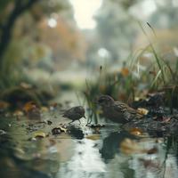 Binaural Nature Escape: Birds and Creek for Serenity