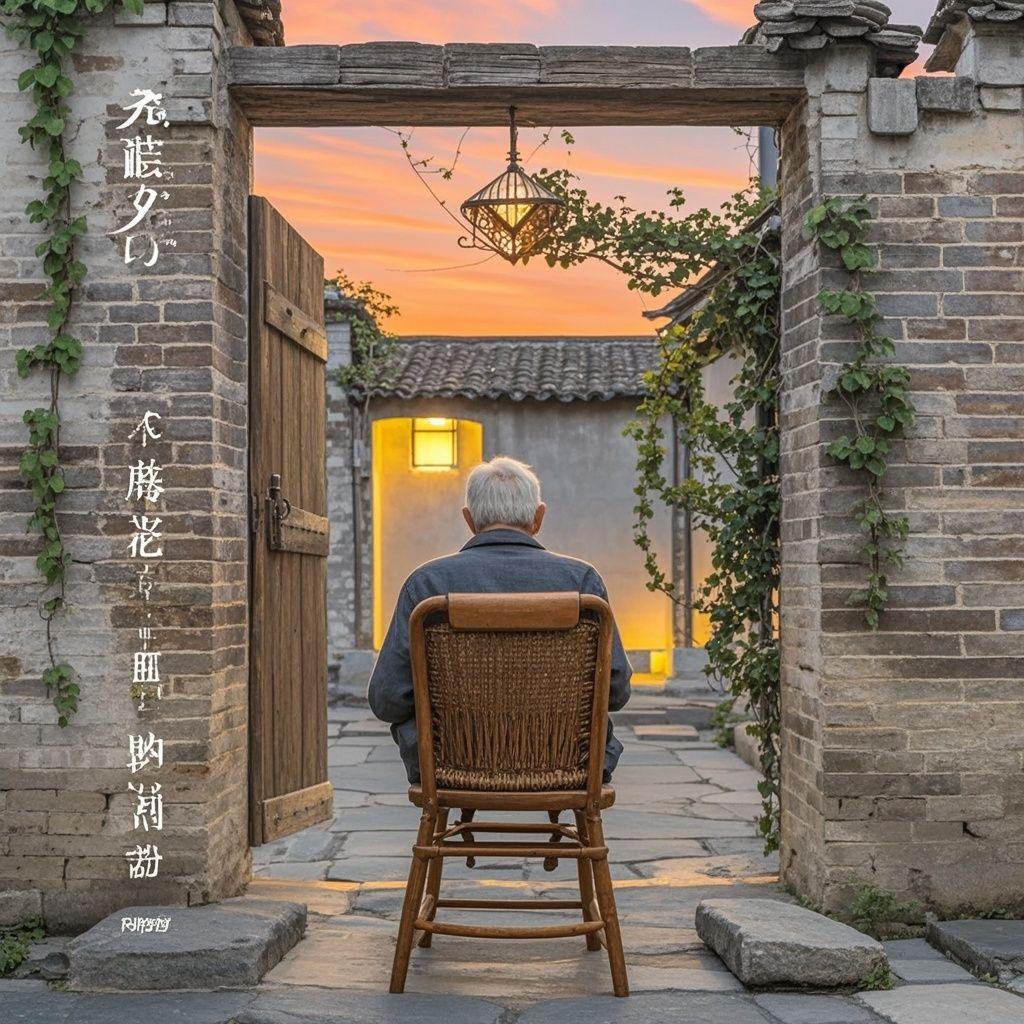 夕阳的背影封面