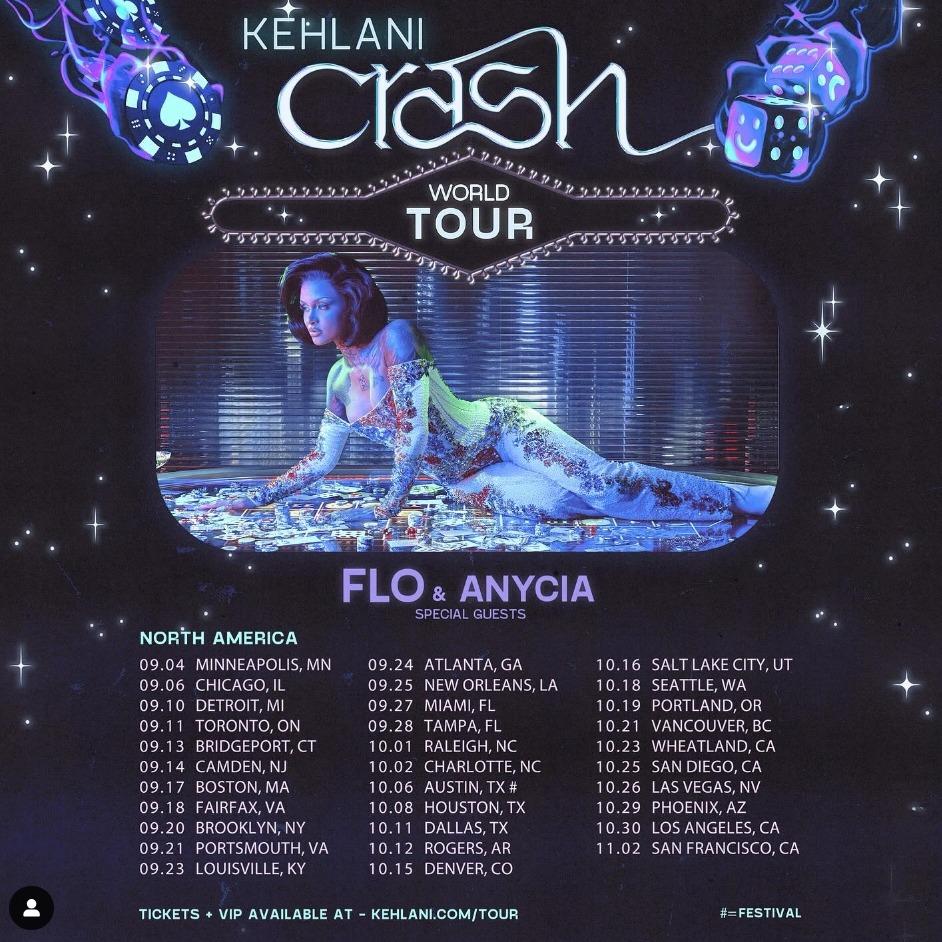 Kehlani 柯兰尼｜演唱会歌单2025