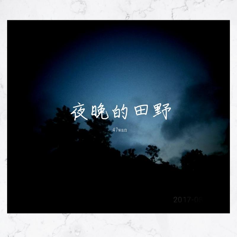 夜晚的田野