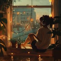 Lofi Relaxation Melody: Soft Ambient Cadence