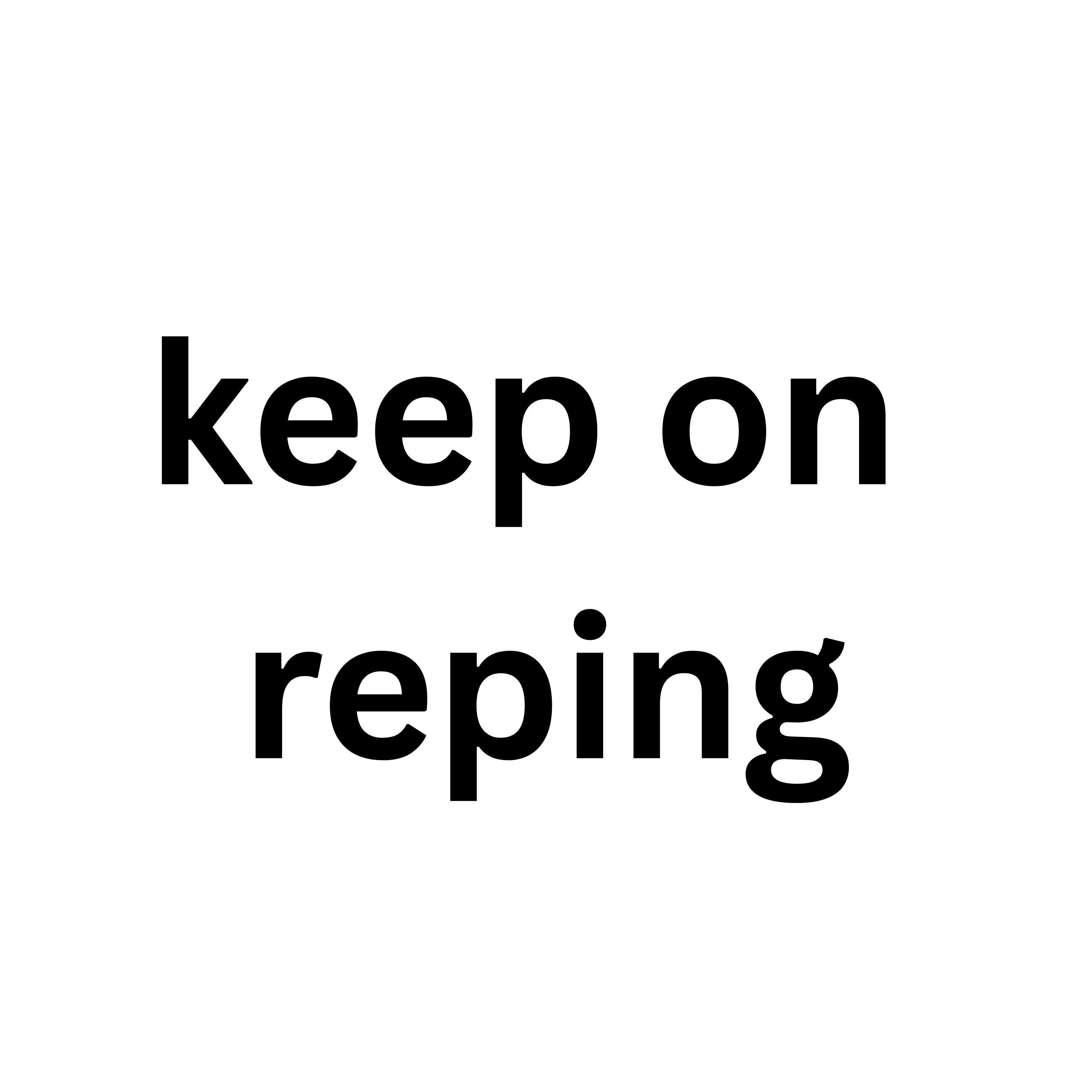 keep on reping