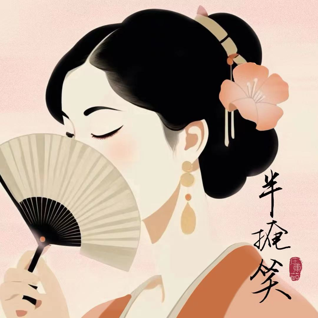 半掩笑_庄东茹（豆芽鱼）_半掩笑 | 在线播放_半掩笑歌词_半掩笑下载 | 网易云音乐