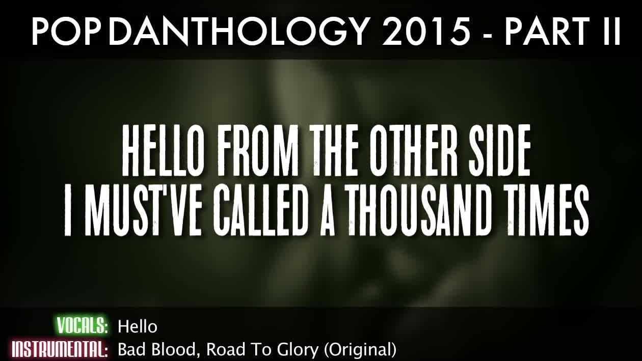 what songs are in pop danthology 2015