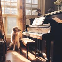 Piano Lullabies: Gentle Tunes for Dog's Rest