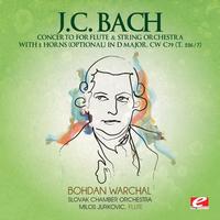 J.C. Bach: Concerto for Flute & String Orchestra with 2 Horns (optional) in D Major, CW C79 (T. 286/7) [Digitally Remastered]