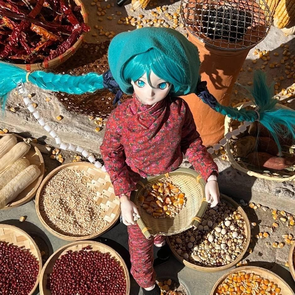 晒庄稼啦大妹子