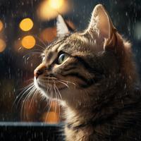 Rain Music Purr-fect Tunes: Cats' Comfort