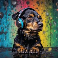 Rainy Doghouse Aria: Music in the Rain