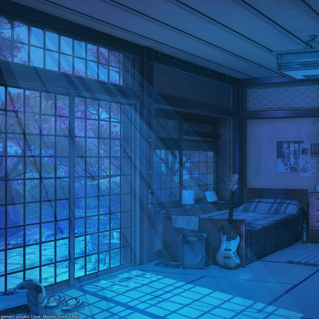 Синяя комната аниме