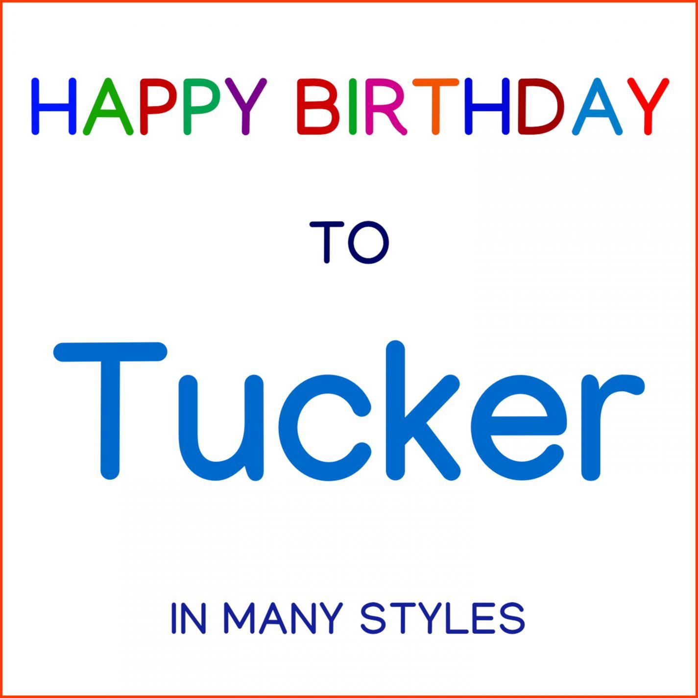 Happy Birthday To Tucker Classical Happy Birthday All Names