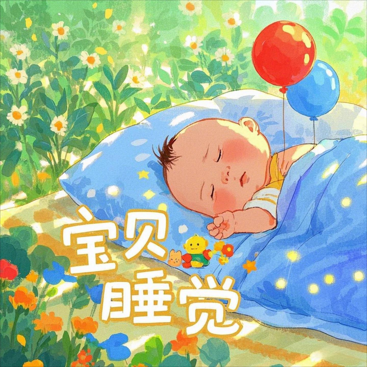 婴儿哄睡 (子宫羊水声+白噪音+妈妈心跳声音)封面