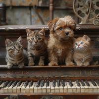 Relajantes Melodías Para Mascotas Del Piano: Relajantes Melodías De Animales