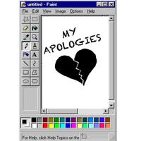 MY APOLOGIES
