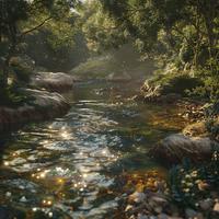 Streamside Meditation: Calming Nature Sounds