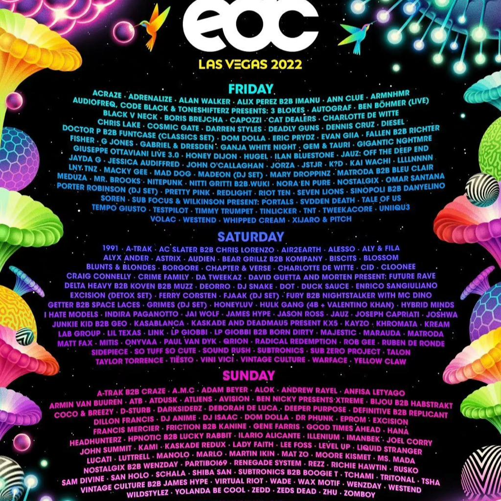 EDC Las Vegas 2022电音狂欢