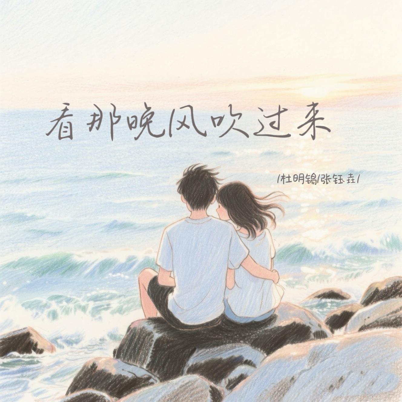 看那晚风吹过来(伴奏) - 杜明锡、张钰垚封面