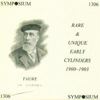 Rare and Unique Early Cylinders, 1900-1903