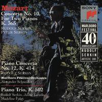 Mozart: Concerto No. 10 for Two Pianos and Orchestra, K. 365; Concerto for Piano and Orchestra, K. 414; and Trio for Piano, Violin and Cello, K. 502