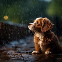 Lluvia Melódica: Serenidad Para Canes