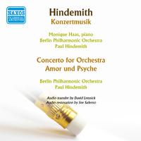 HINDEMITH, P.: Konzertmusik / Concerto for Orchestra / Amor und Psyche (Hindemith conducts Hindemith) (1958)