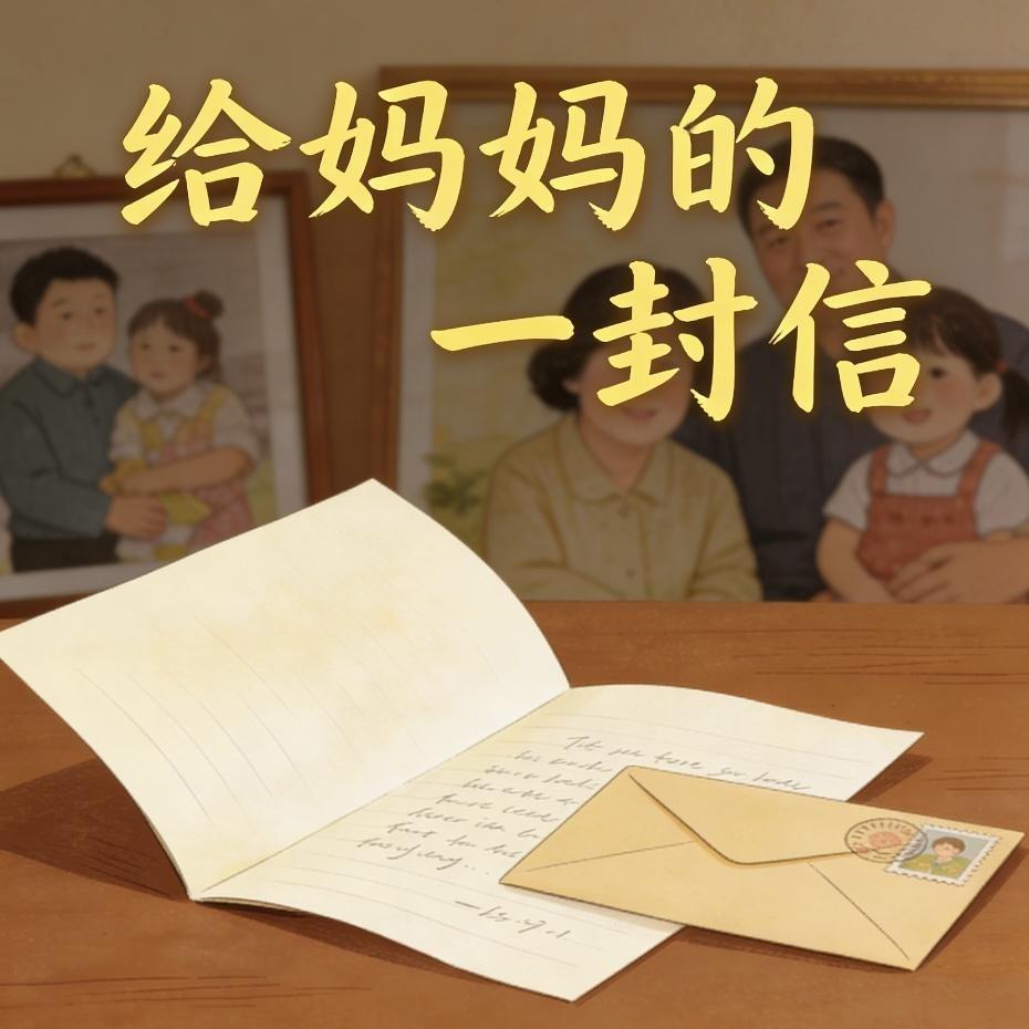给妈妈的一封信封面