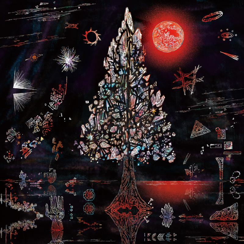 メタセコイアと月