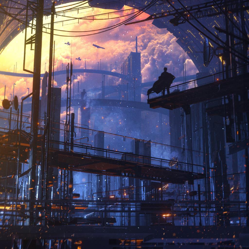 科幻向 / 文明泯灭，唯歌留