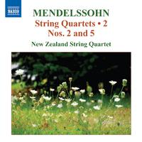 MENDELSSOHN, Felix: String Quartets, Vol. 2 (New Zealand String Quartet) - String Quartets Nos. 2, 5 / Capriccio / Fugue