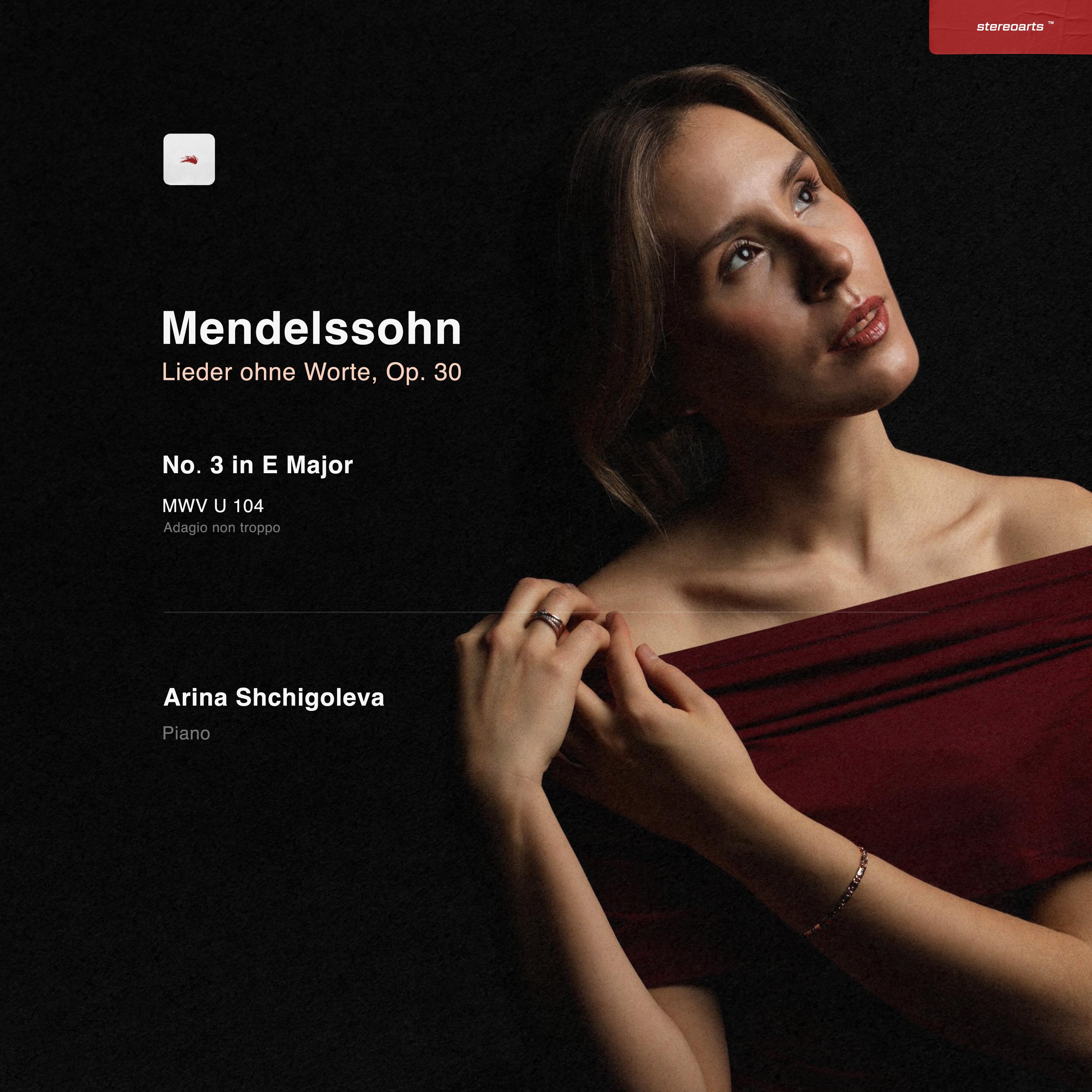 Lieder ohne Worte, Op. 30: No. 3 in E Major. Adagio non troppo, MWV U 104