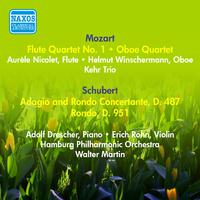 MOZART, W.A.: Flute Quartet No. 1 / Oboe Quartet in F Major / SCHUBERT, F.: Adagio and Rondo Concertante, D. 487 / Rondo, D. 951 (1957)