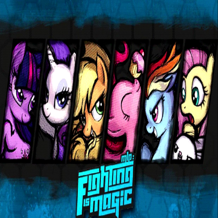 MLP fighting is magic 2011 My Little Ponies with Two Brains