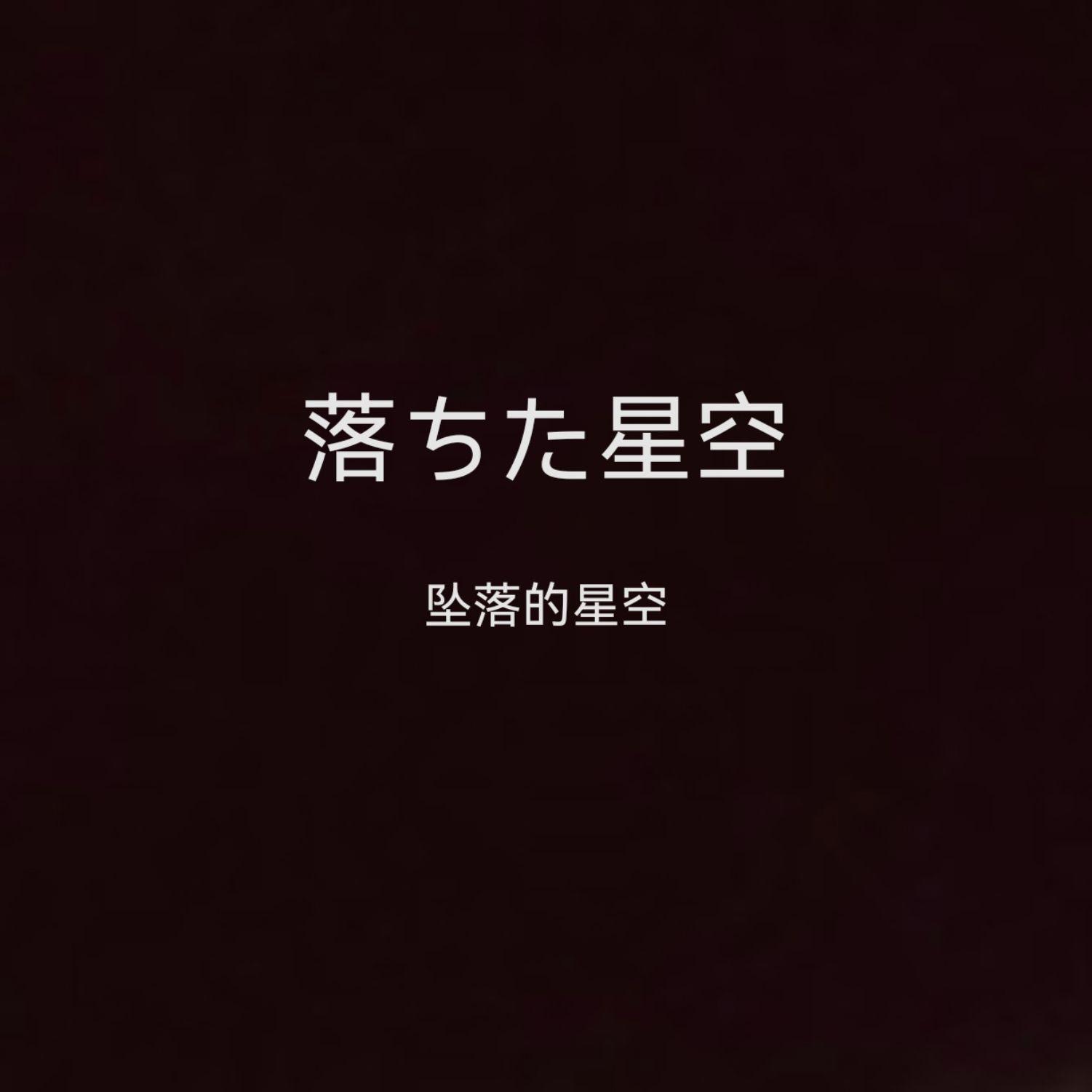 落ちた星空（feat.初音ミク）封面
