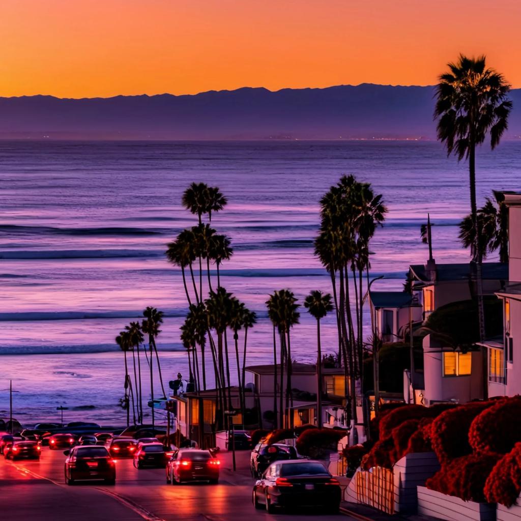 日落人间 | 傍晚 海边 绝美的蓝调时刻